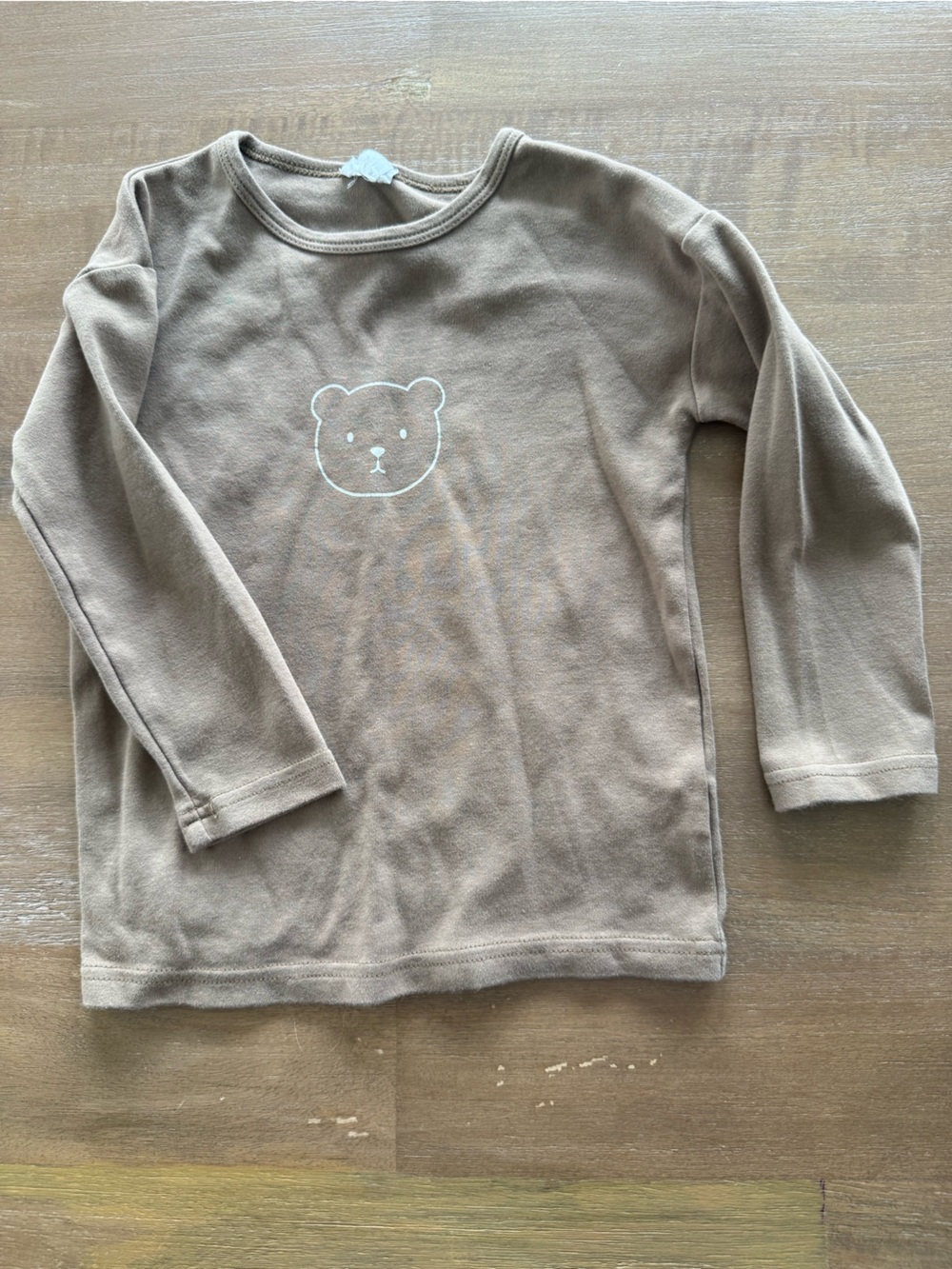 Jamie Kay Kids Brown Long-Sleeve Bottoms with Cute Bear Graphic